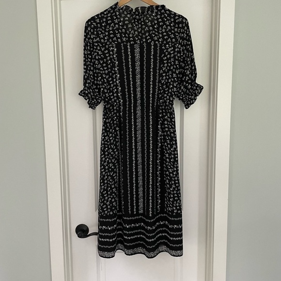 Cece Peasant Midi Dress Size S Bloomcore - Picture 8 of 10